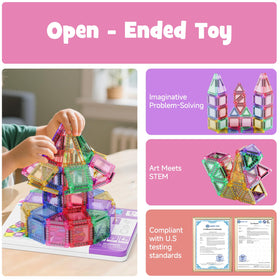 WMXDU travel-friendly toy kit keeps kids entertained during trips.