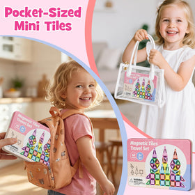 WMXDU travel magnets on-the-go set promotes imaginative building and spatial thinking.