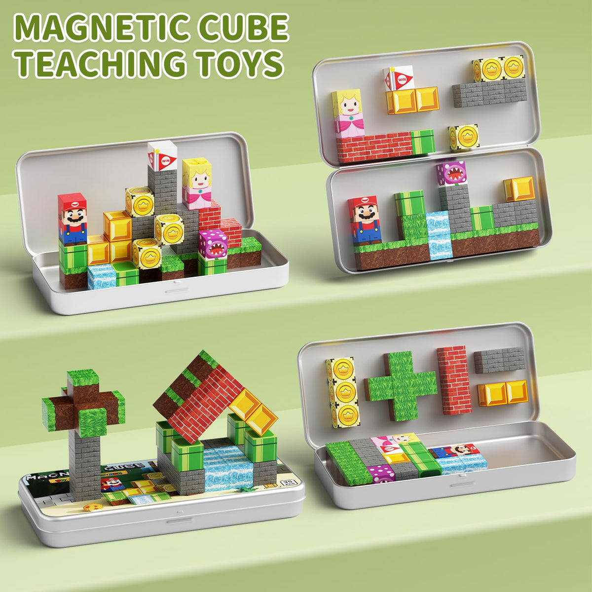 WMXDU travel magnetic blocks enable on-the-go creativity and STEM exploration.