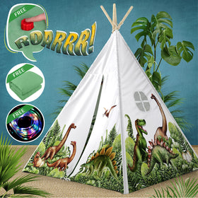 W&O Dinosaur Discovery Teepee roar button interactive sounds for imaginative play