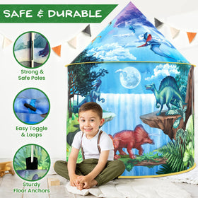 W&O Fiberglass poles provide sturdy support during active play