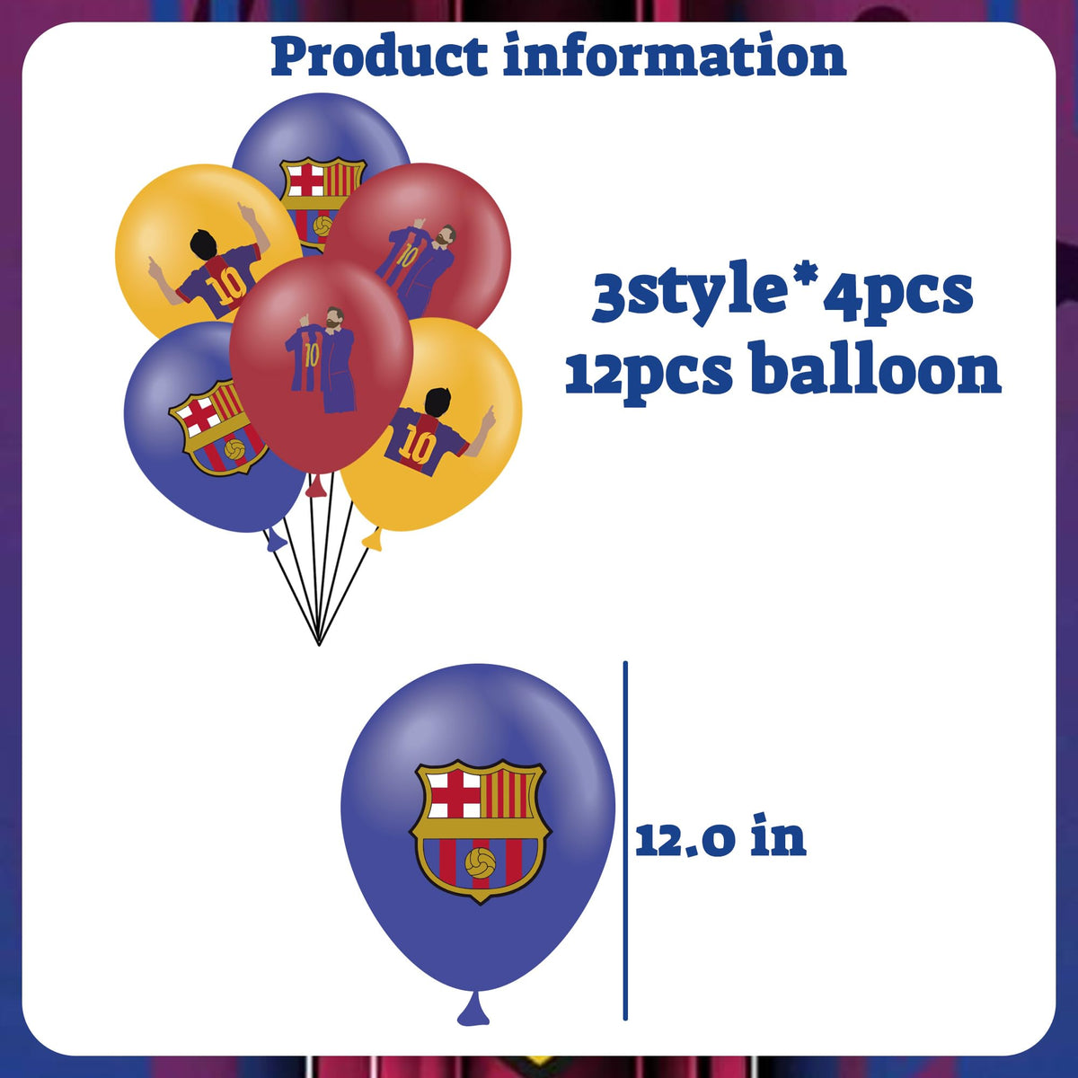 WOOACME foil balloons with clear patterns elevate decorative impact.
