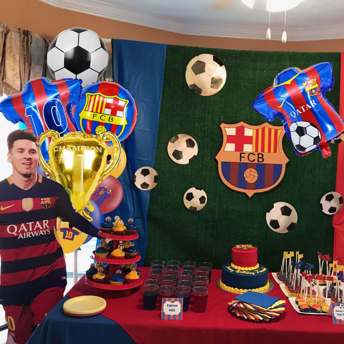 WOOACME Messi-inspired balloons celebrate football fans beautifully.