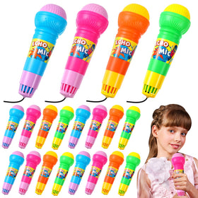 Woanger Echo Microphone Set, colorful toy mics for group play and singing.