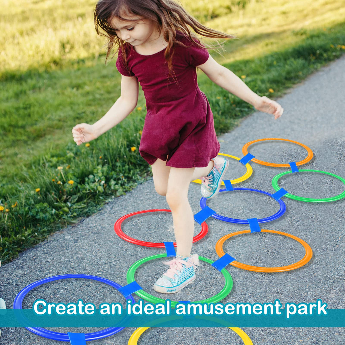 Woanger hopscotch fosters friendly competition and bonding during group play