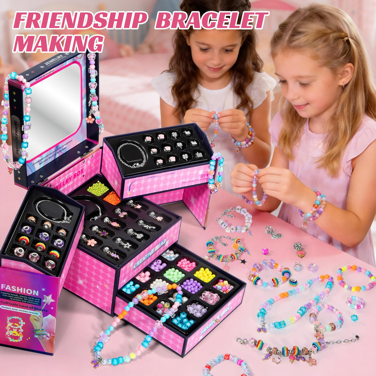 WOANZZ colorful beads invite creative jewelry designs.