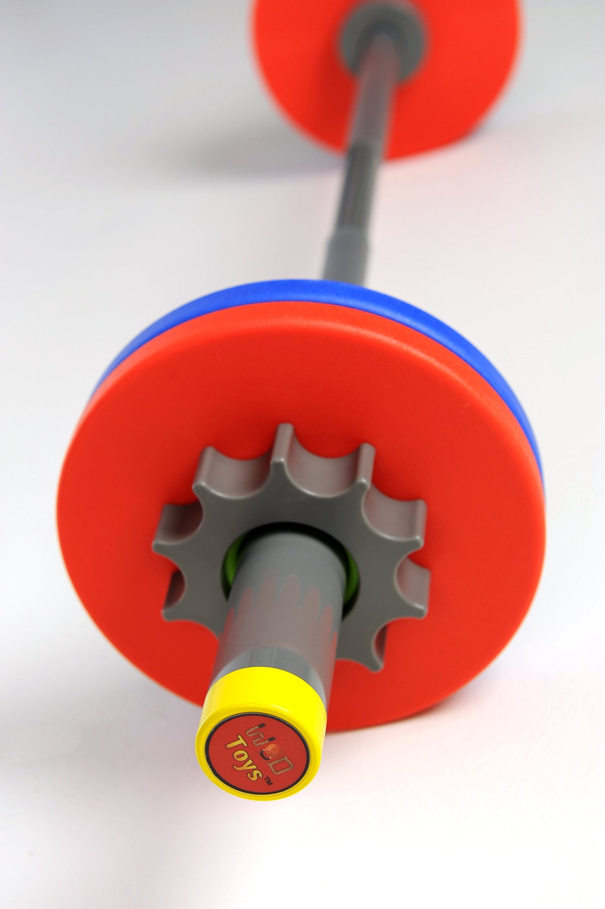 WOD Toys Barbell Mini with colored plates for easy expansion