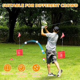 WodGod portable mini golf course for parks and beaches