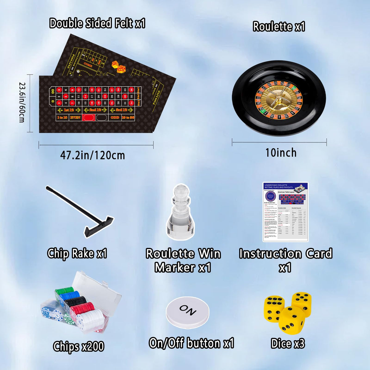 WodGod craps dice set ready for social gatherings and lively bets