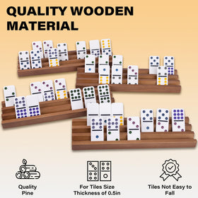 WodGod domino holders designed for Mexican Train games