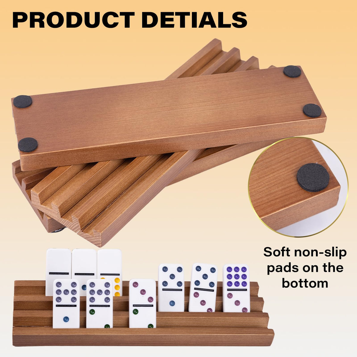 WodGod domino racks ideal for family game nights