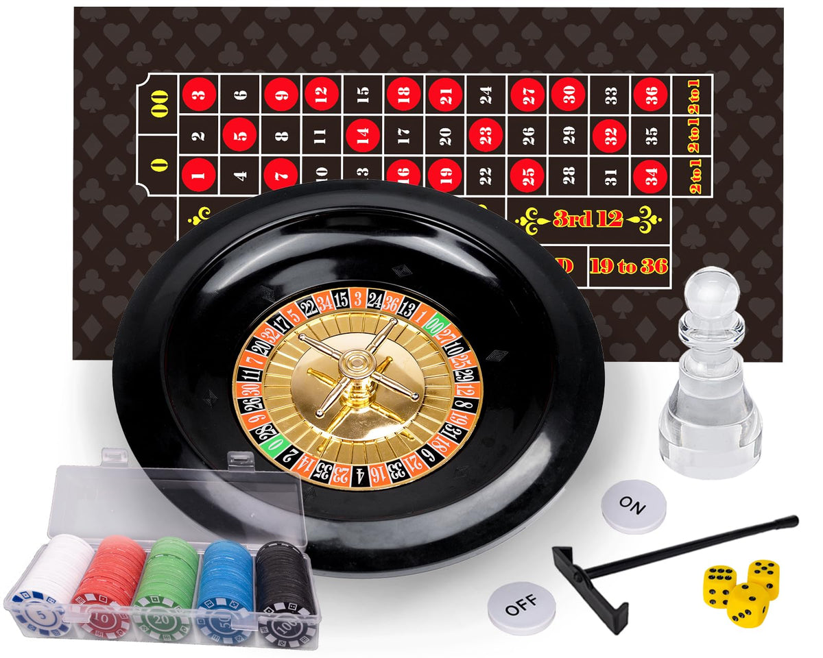 WodGod roulette wheel in action with double-sided felt for home game nights