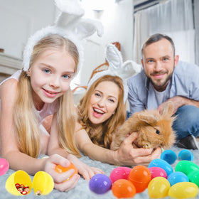 WODMAZ Easter eggs designed for easy storage and reuse.