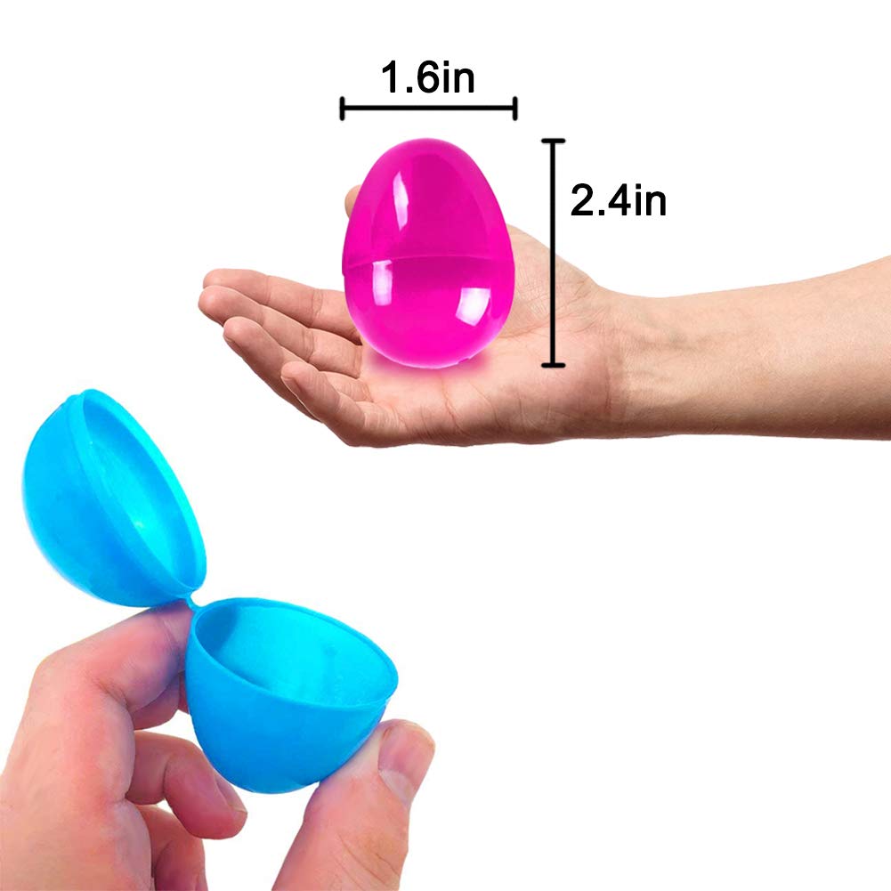 WODMAZ hinged Easter eggs with secure top and bottom during use.