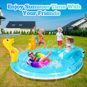 WODMAZ Sea Animal Pool slide offering easy access and splash excitement