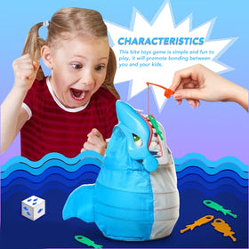 WOHPNLE shark bite game helps hand-eye coordination through play