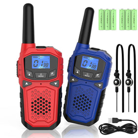 WokTok walkie-talkie front view shows compact handheld design for outdoor communication.