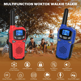 WokTok USB charging option keeps devices powered without frequent battery buys.