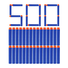 Wolftop Nerf refill darts 500pcs pack for quick, reliable Nerf battles.