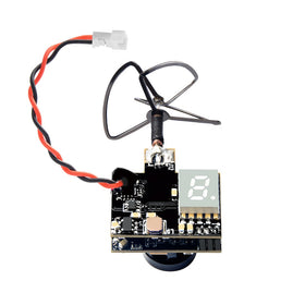 Wolfwhoop WT03 camera front view showing clear FPV feed for precise navigation
