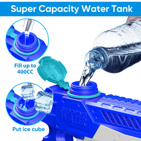 WOLKEK easy-grip pump for smooth, quick firing.