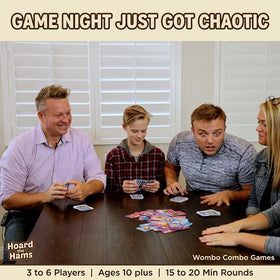 Wombo Combo Games Hoard the Hams compact travel case—perfect on-the-go entertainment