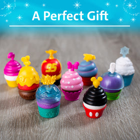 Wonder Forge Disney Enchanted Cupcake character icons featuring Elsa and Mickey for familiar appeal.