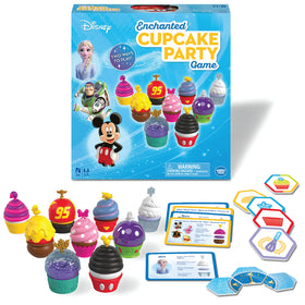 Wonder Forge Disney Enchanted Cupcake ingredients spread supports imaginative play and early matching skills.