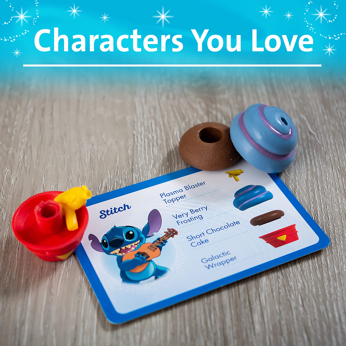 Wonder Forge Disney Enchanted Cupcake rulebook shows clear, easy-to-follow instructions.