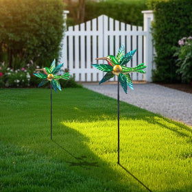 WONDER GARDEN wind spinner easy installation into grass