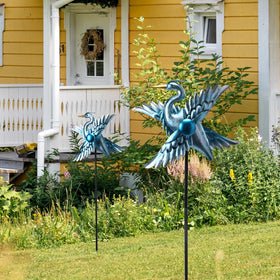 WONDER GARDEN yard decor wind sculpture boosts seasonal color and charm