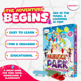 Wonder It Number Park flash cards enable quick addition drills