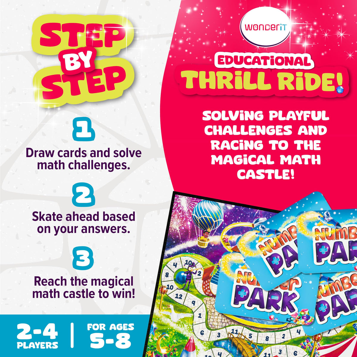 Wonder It Number Park skateboard pieces bring dynamic family play