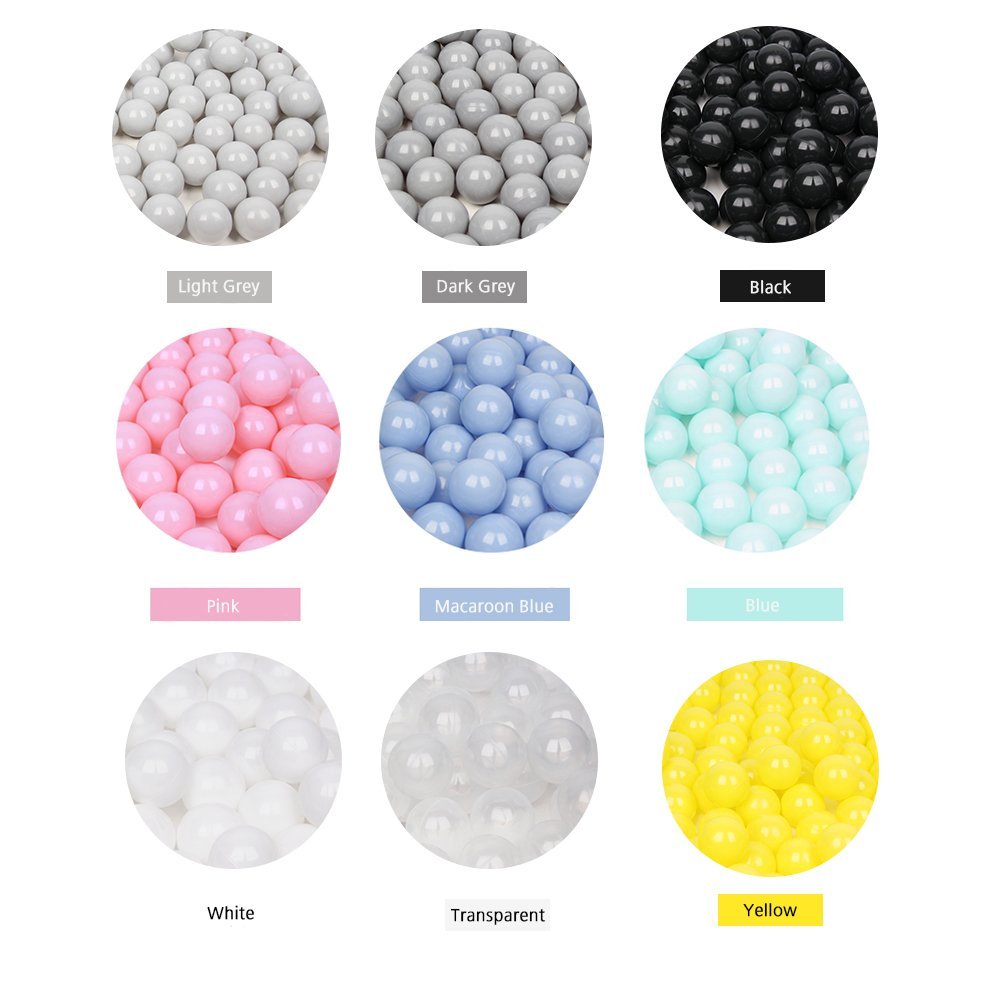 Wonder Space black crush-proof pit balls add variety to playrooms.