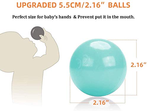 Wonder Space BPA-free no-smell pit balls keep playtime clean and safe for babies.