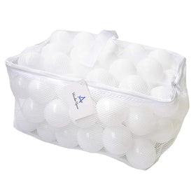 Wonder Space soft pit balls in pure white for clean, kid-friendly ball pits.