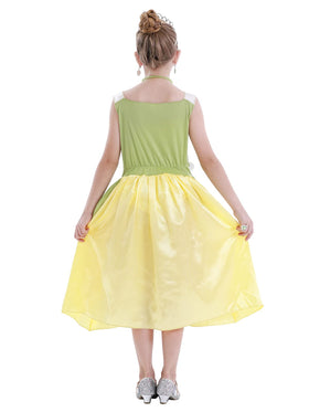 WonderBabe Green Fairy Tale Princess Dress gloves and wand included