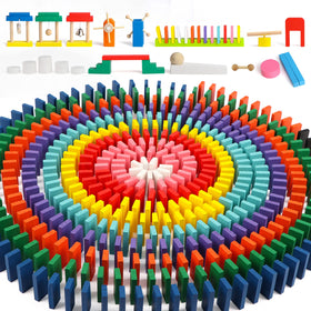Wondertoys 1000-pcs dominoes set ready for creative play and learning.