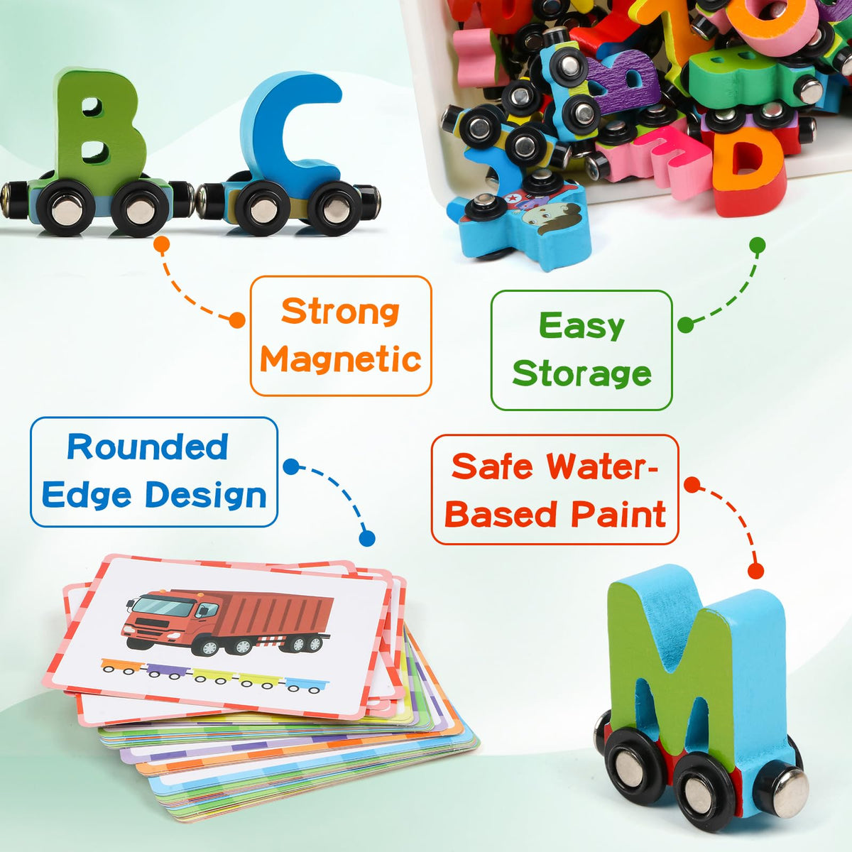 Wondertoys 42 flash cards support word recognition and vocabulary building