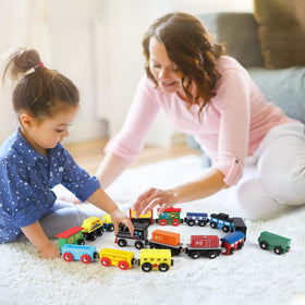 Wondertoys magnetic tanker load enables quick reconfigurations during pretend trips
