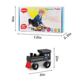Wondertoys tanker car supports magnetic play with longer train setups