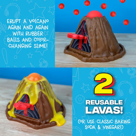 Wondery Kids Wow Volcano color-changing slime lava demonstrates heat-triggered science