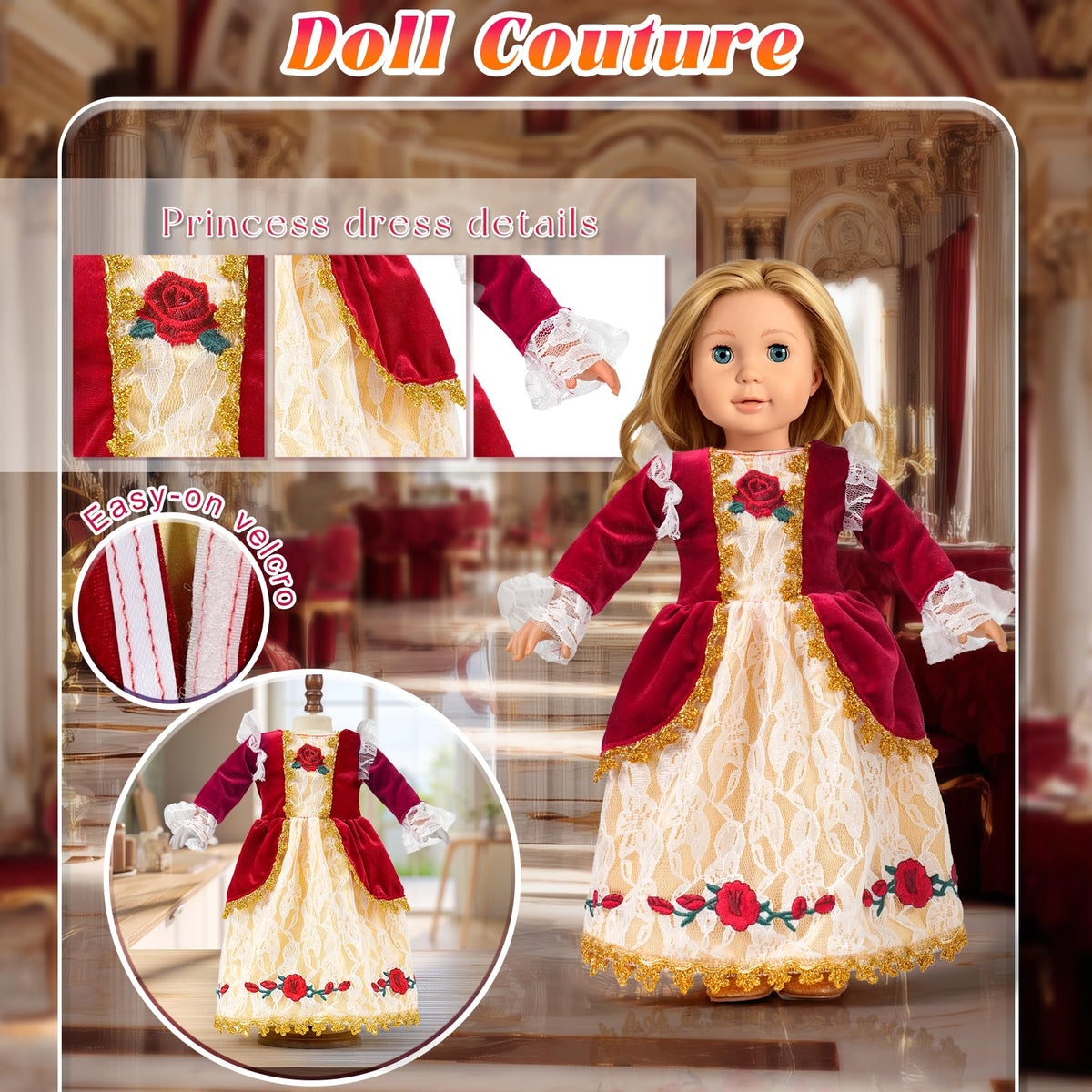 WONDOLL 18-inch Summer dress showing playful, comfy design.