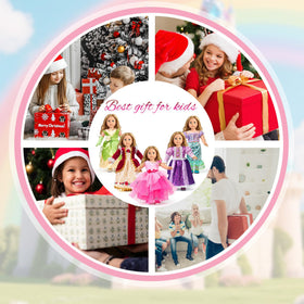 WONDOLL universal-fit outfits fit most 18-inch dolls with easy changes.
