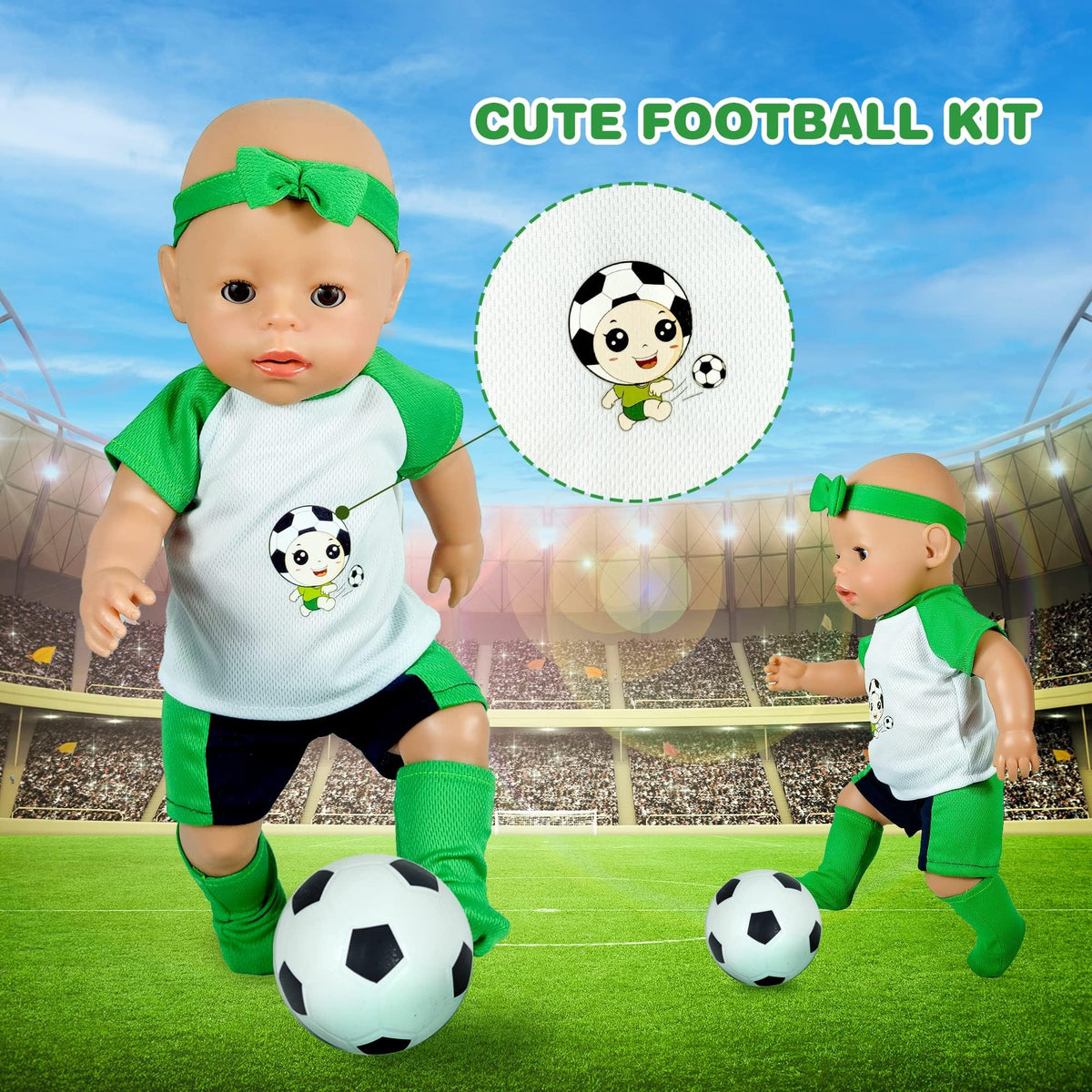 WONDOLL bright color outfits enhance daily pretend play