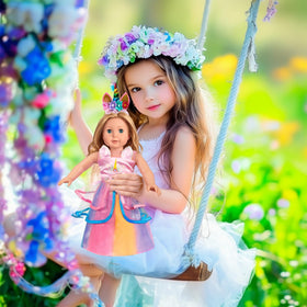 WONDOLL doll accessories pack offers coordinated pieces for quick dress-ups.
