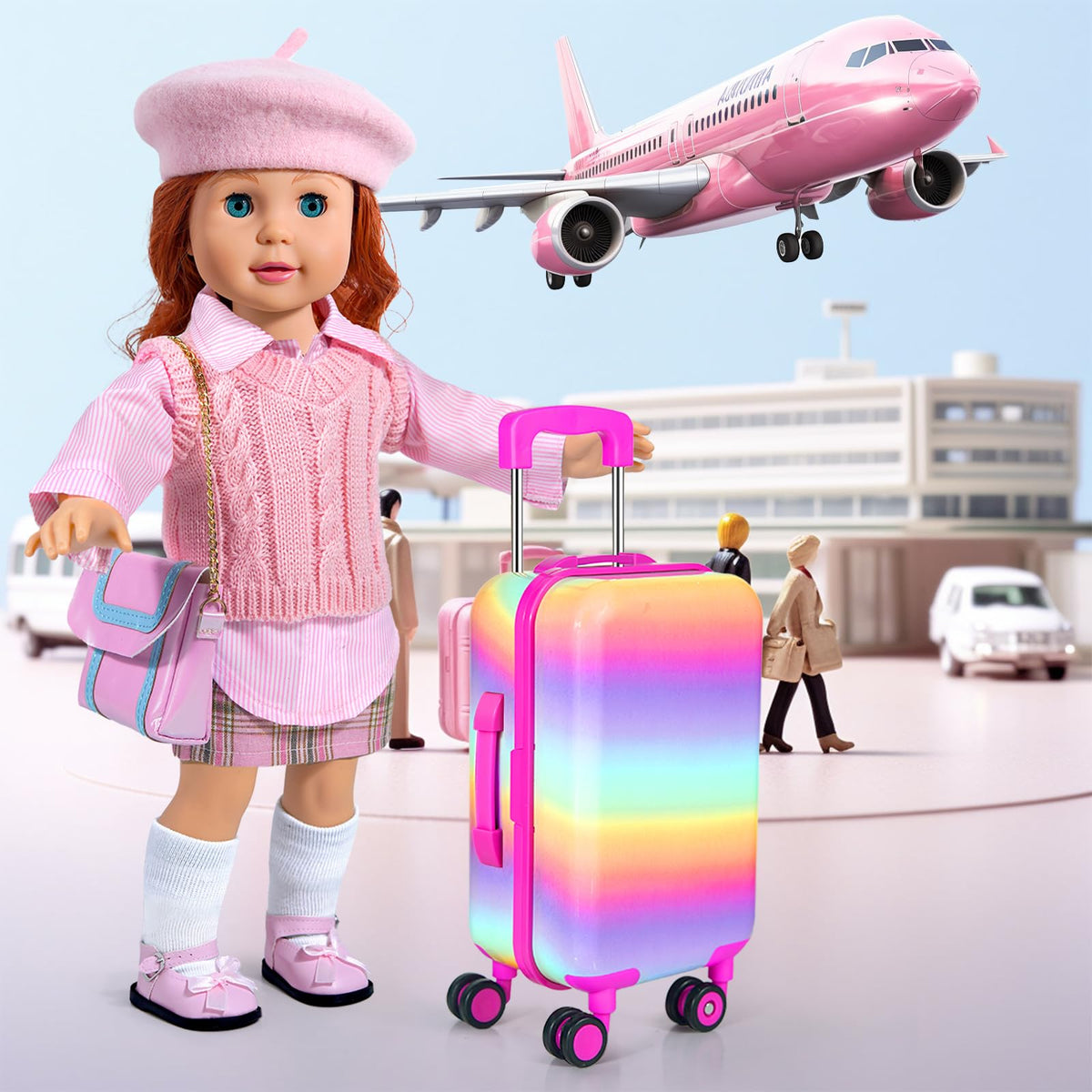 WONDOLL toy phone and pad for realistic doll storytelling.