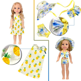 WONDOLL pants hats and hair band enabling complete tiny-look outfits