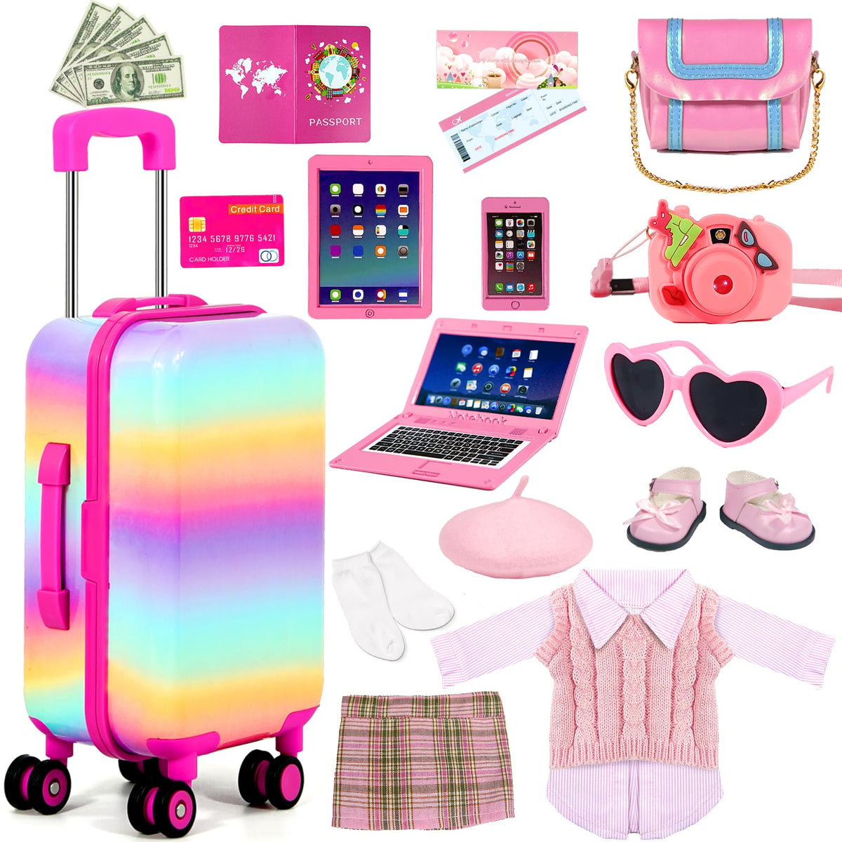 WONDOLL projection camera accessory ready for playtime slides.