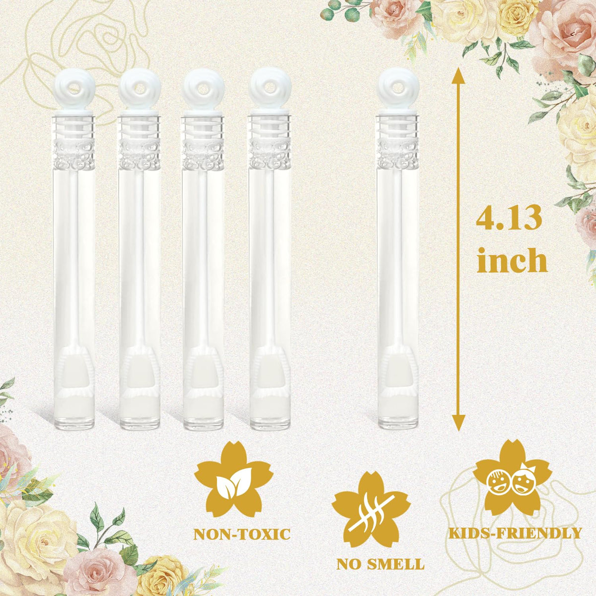 Wondrus bubble wands 100-count pack as charming party favors.